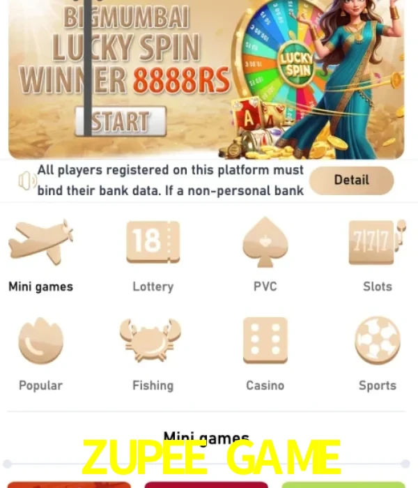 ZUPEE GAME login
