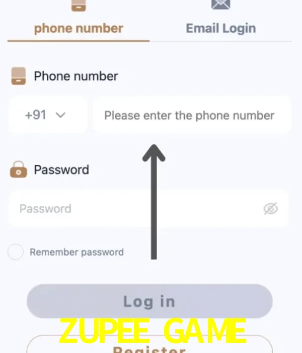 ZUPEE GAME login